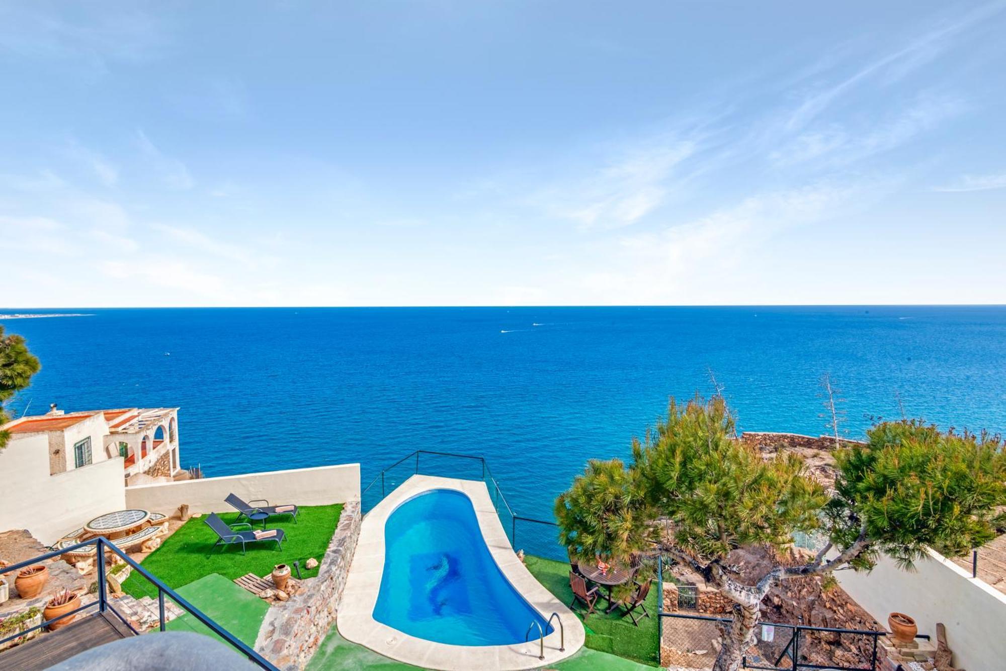 Villa Infinity Sea Views I Pool I Bbq I Jacuzzi Almería Exterior photo