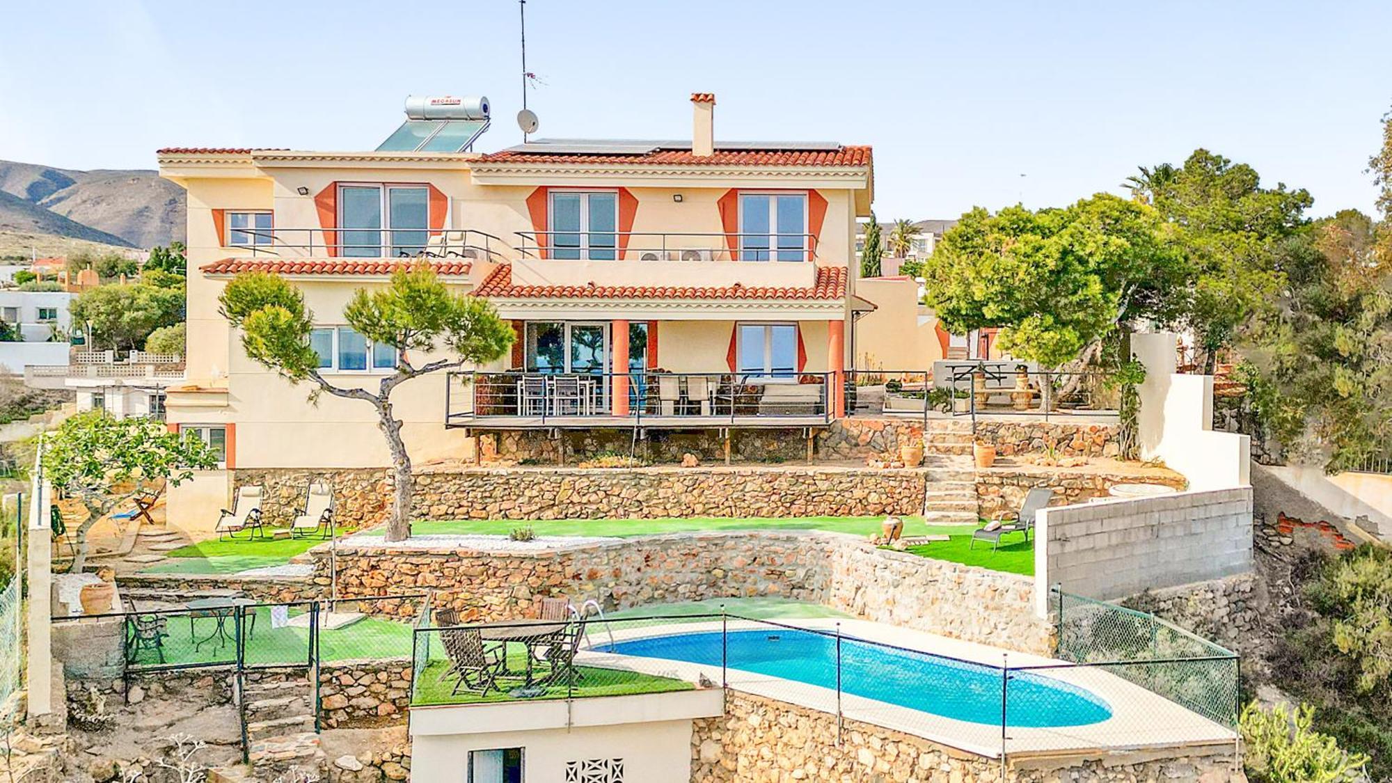 Villa Infinity Sea Views I Pool I Bbq I Jacuzzi Almería Exterior photo