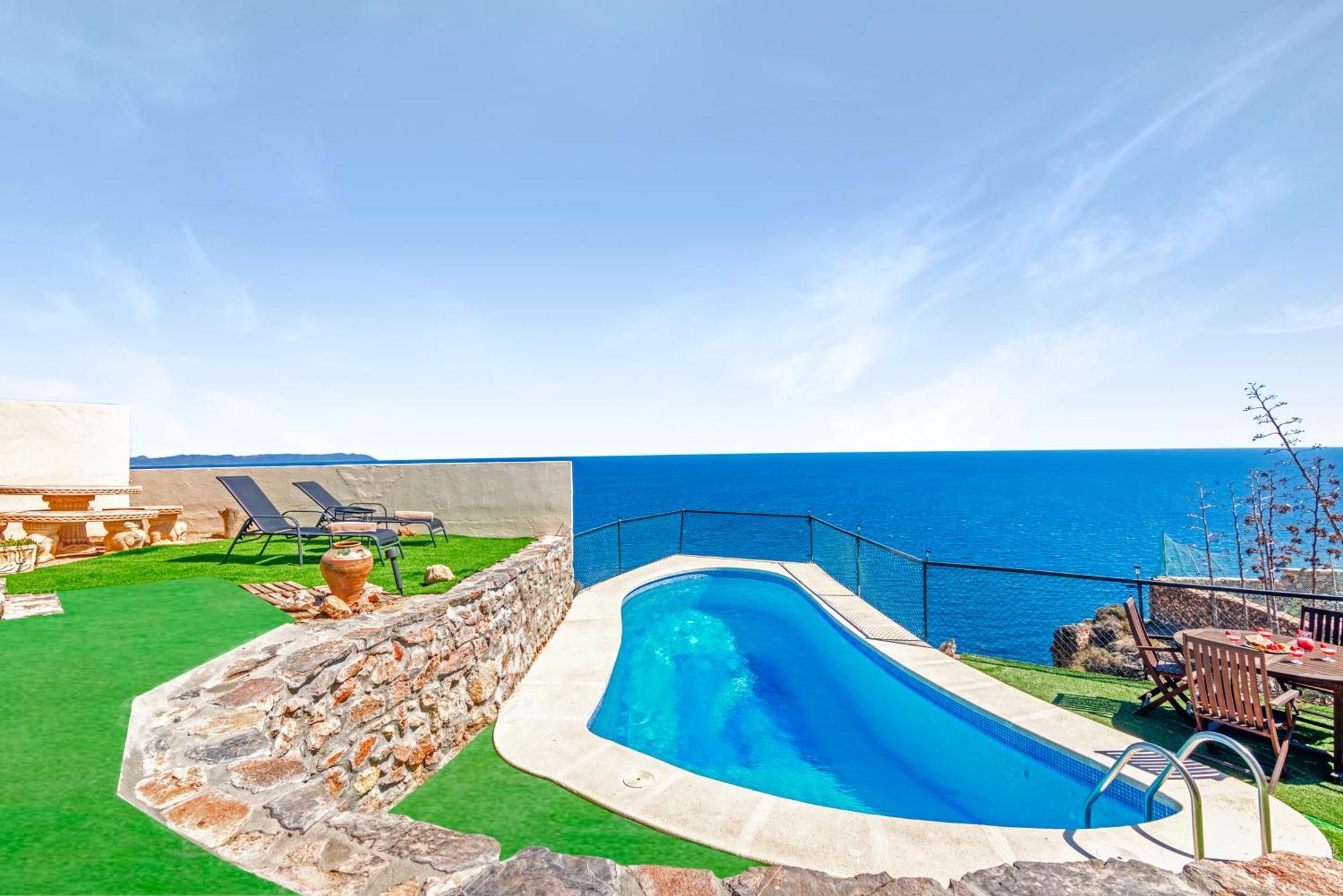 Villa Infinity Sea Views I Pool I Bbq I Jacuzzi Almería Exterior photo